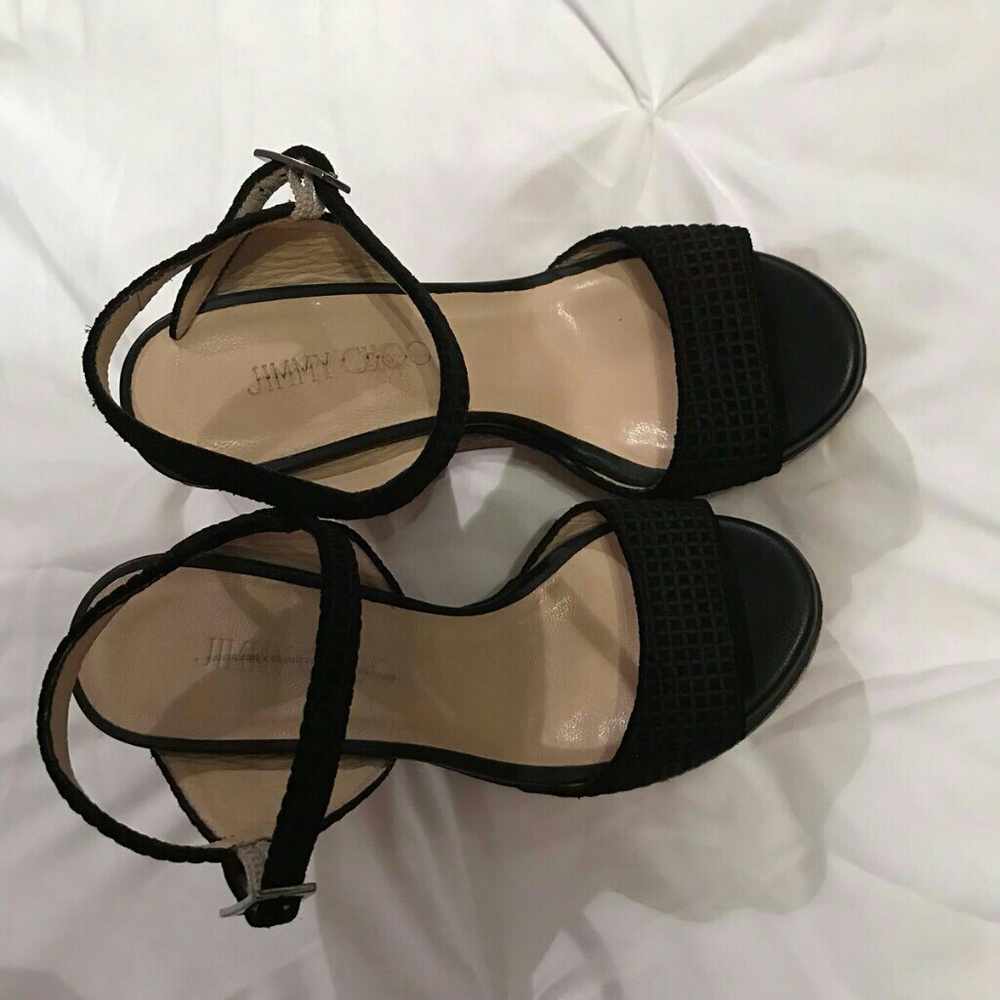 Jimmy Choo Corkscrew Espadrille Sandals - 5 - Picture 7 of 8